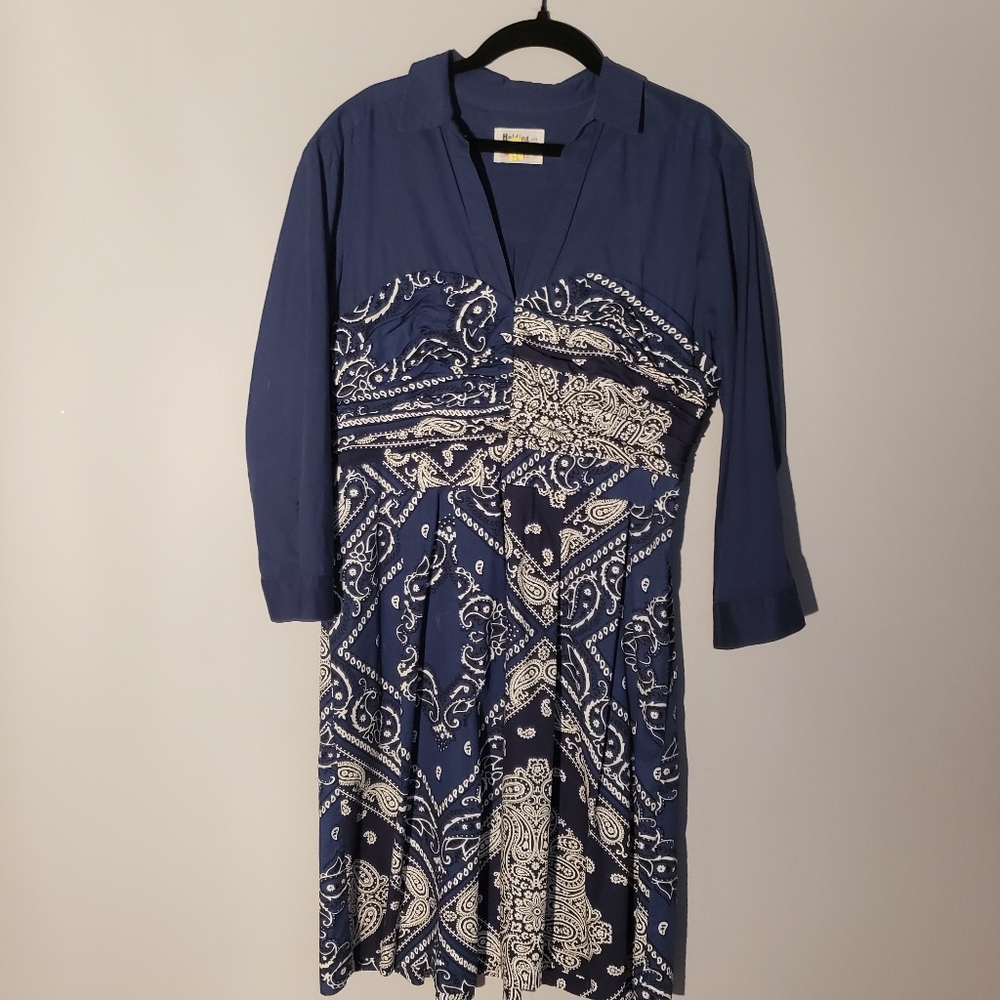 Anthropologie Holding Horses Western Bandana Dress, size 12 petite